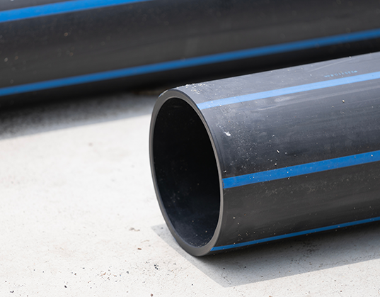 Pressurized HDPE SDR11 Black Pipe with Blue Lines